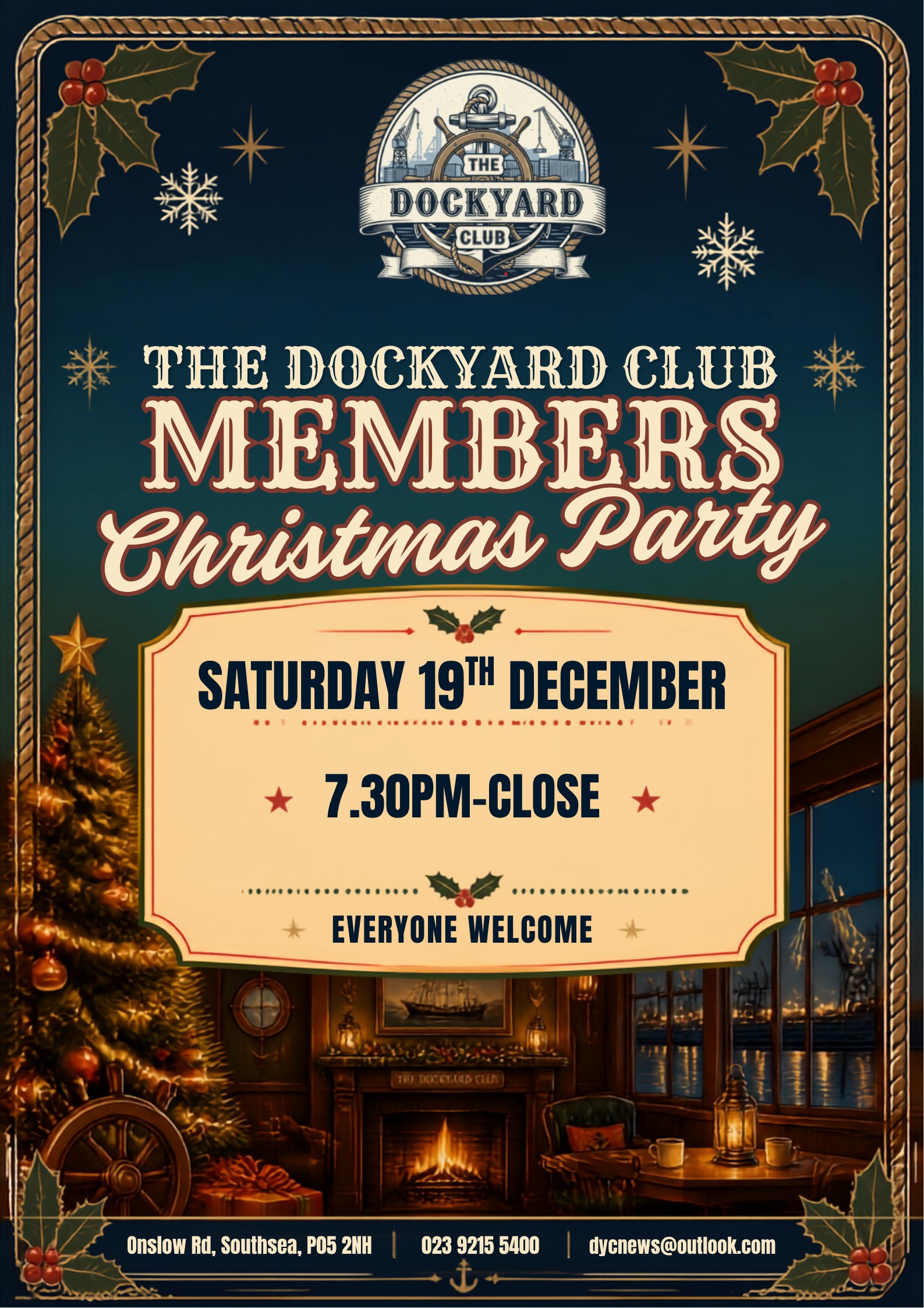 The Dockyard Club Members Christmas Party The Dockyard Club Members Christmas Party